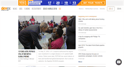 Desktop Screenshot of devex.com