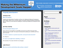 Tablet Screenshot of mdg.devex.com