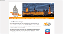 Desktop Screenshot of london40.devex.com